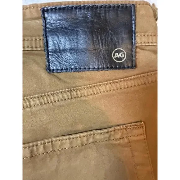 AG Adriano Goldschmied Men’s38x34 Brown Italian Stretch NWT List $198